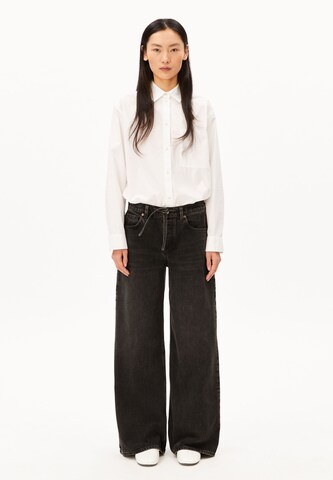 ARMEDANGELS Wide leg Jeans in Zwart