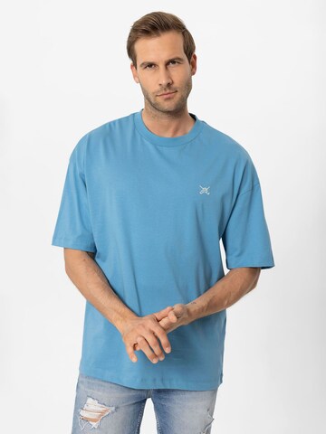 T-Shirt Cool Hill en bleu : devant