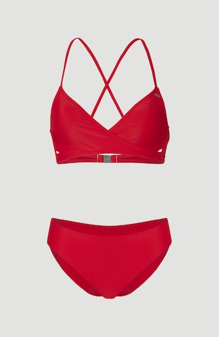 O'NEILL Triangel Bikini in Rood: voorkant