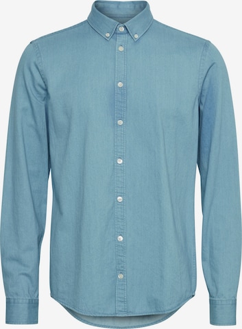 Casual Friday Regular fit Button Up Shirt 'CF Anton' in Blue: front
