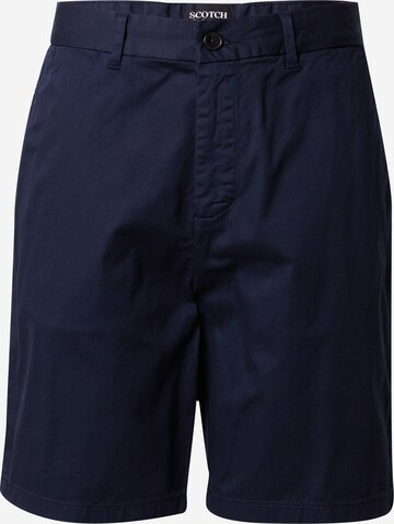 SCOTCH & SODA Chino kalhoty 'Stuart' – modrá: přední strana