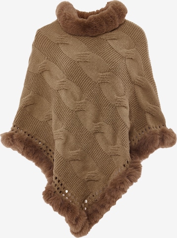 CHANI Cape in Brown: front