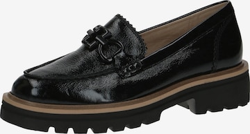 CAPRICE Classic Flats in Black: front