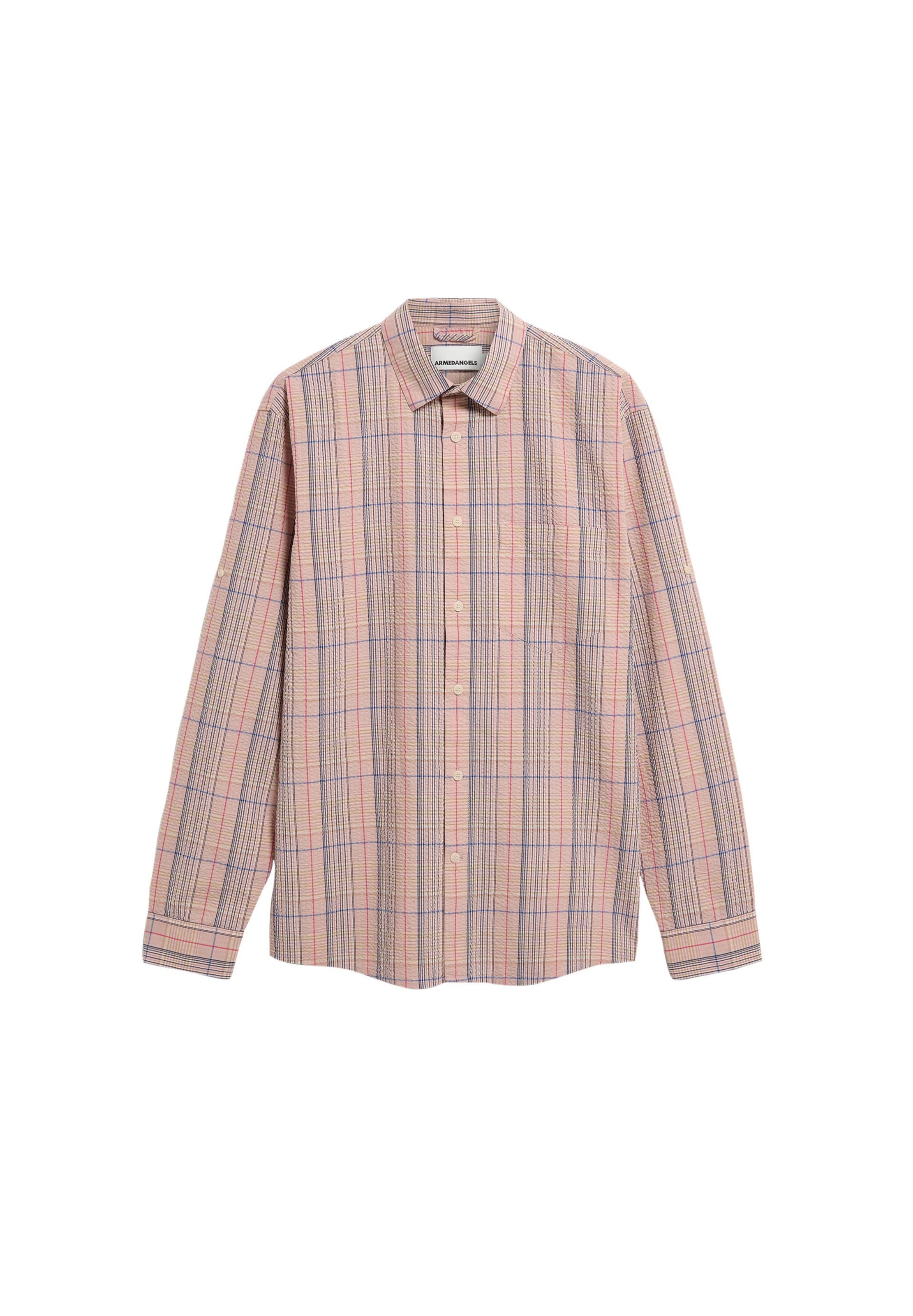 Fit confort Chemise ARMEDANGELS en rose : devant