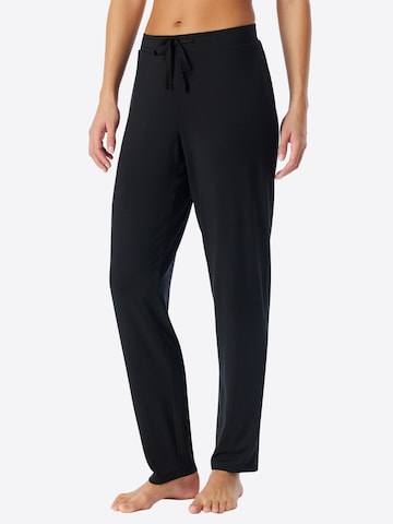 Pantalon de pyjama ' Mix Relax ' SCHIESSER en noir : devant