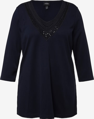 Ulla Popken Shirt in Blauw: voorkant