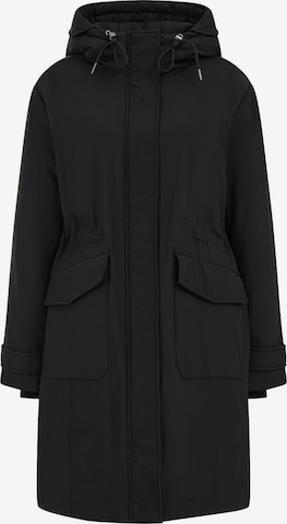 WE FashionZimska parka - crna boja: prednji dio