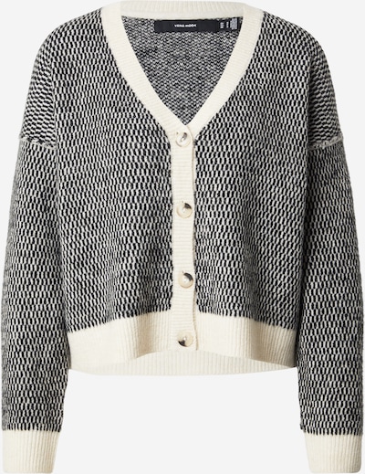 VERO MODA Neuletakki 'VMFELIZE' koossa M värissä ecru / musta, Tuotenäkymä