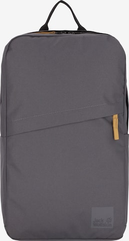 JACK WOLFSKIN Sports Backpack 'Cariboo' in Grey: front