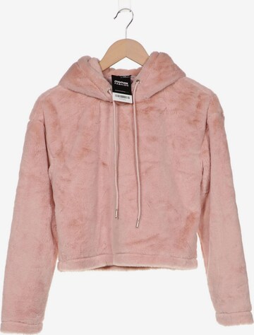 Urban Classics Sweatshirt & Zip-Up Hoodie in XS in Pink: front