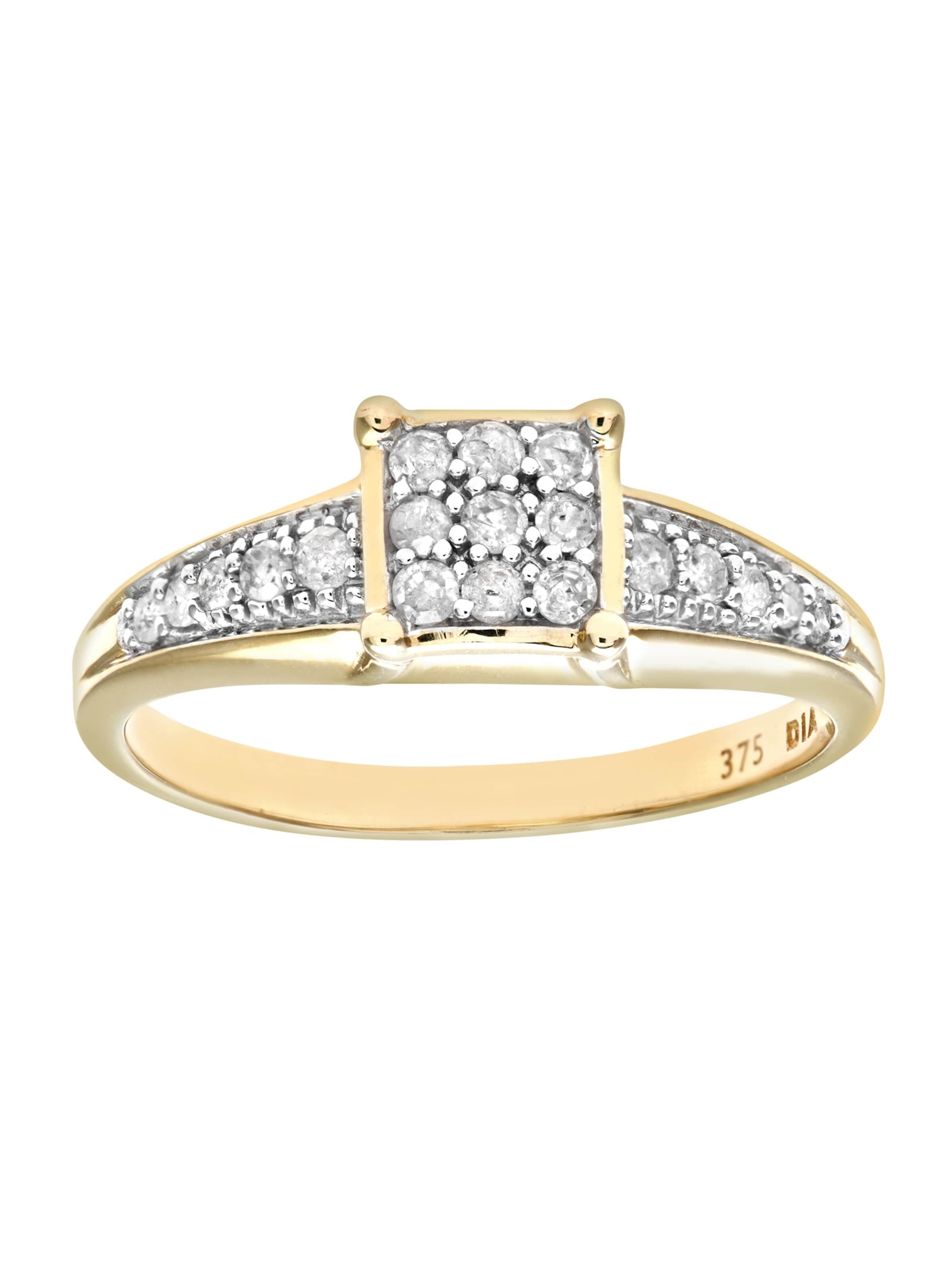 DIAMANT LETERNEL Ring in Gold: front