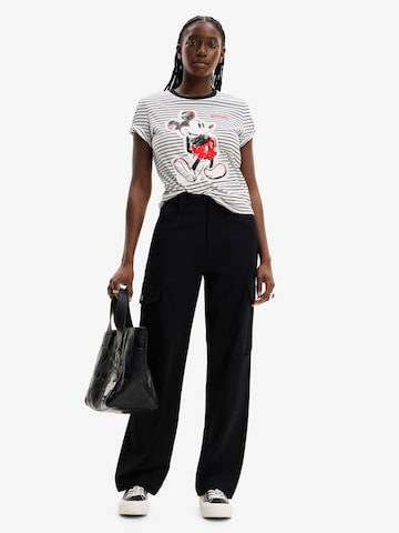 Desigual T-Shirt 'Mickey Mouse' in Schwarz