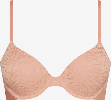 Invisible Soutien-gorge 'Intrinsic' Calvin Klein Underwear en beige : devant