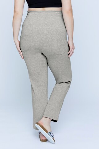 Ulla Popken Regular Pants in Grey