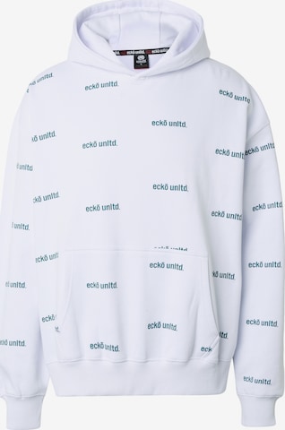 Sweat-shirt Ecko Unlimited en blanc : devant
