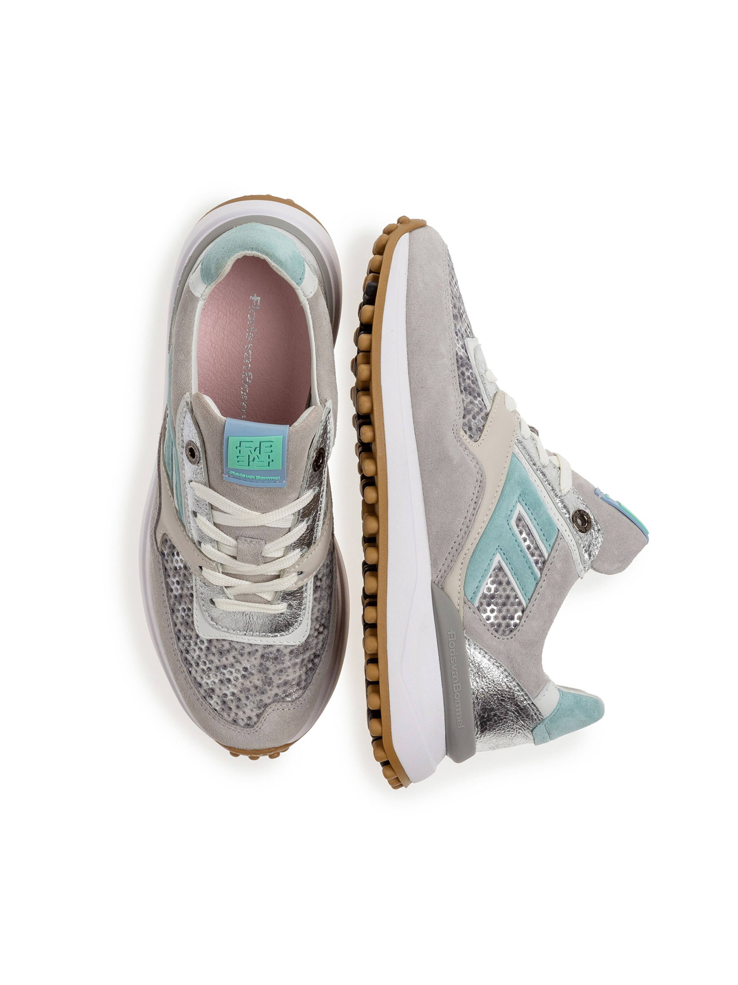 Floris van Bommel Sneaker 'Noppi 36' in Silber