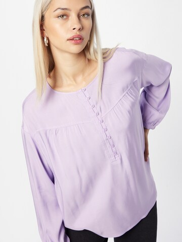 COMMA Bluse in Lila