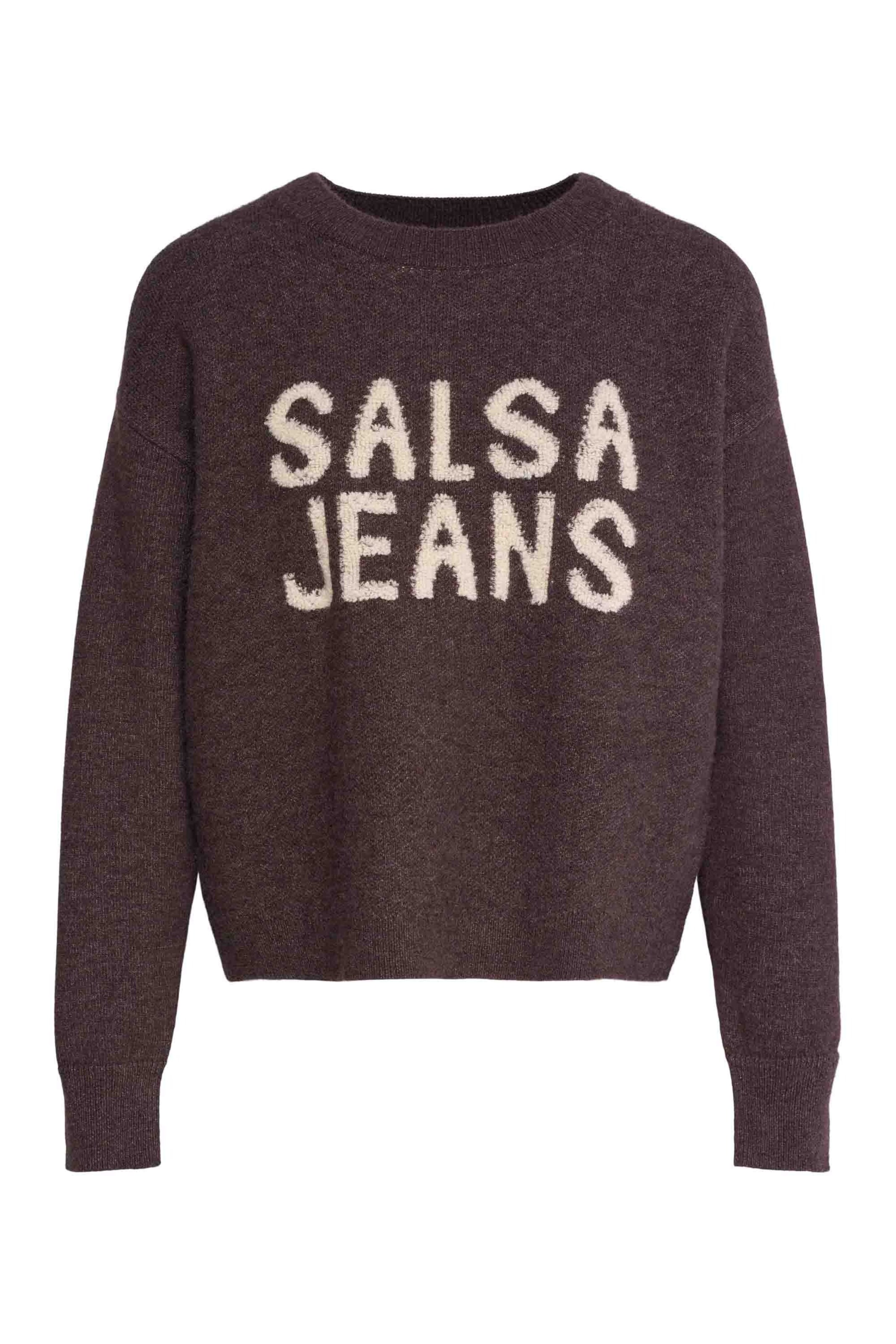 Salsa Jeans Pullover in Braun: Vorderseite
