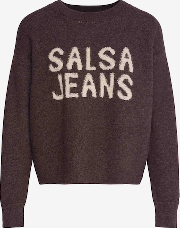 Salsa Jeans Pullover in Braun: Vorderseite
