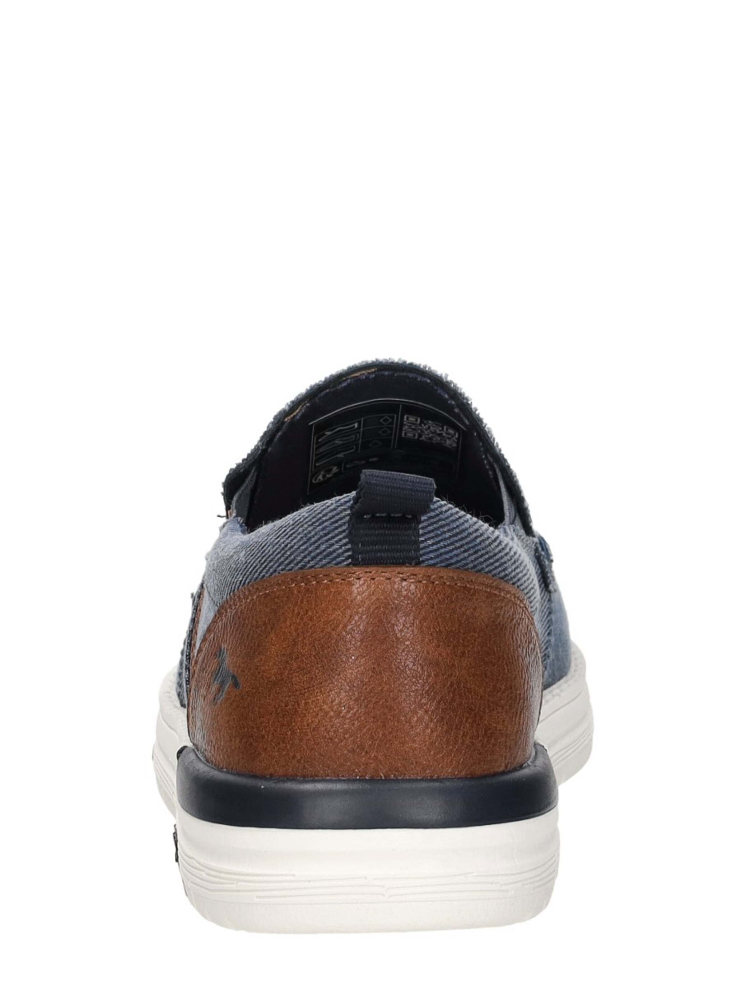 MUSTANG Instappers 'Sneakers Laag' in Blauw