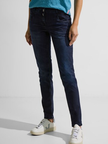 CECIL Slimfit Jeans 'Scarlett' in Blauw: voorkant