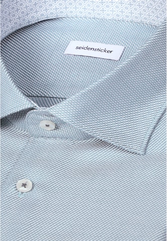 SEIDENSTICKER Regular fit Business shirt in Blue