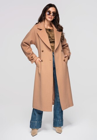 Manteau mi-saison Ombre en marron