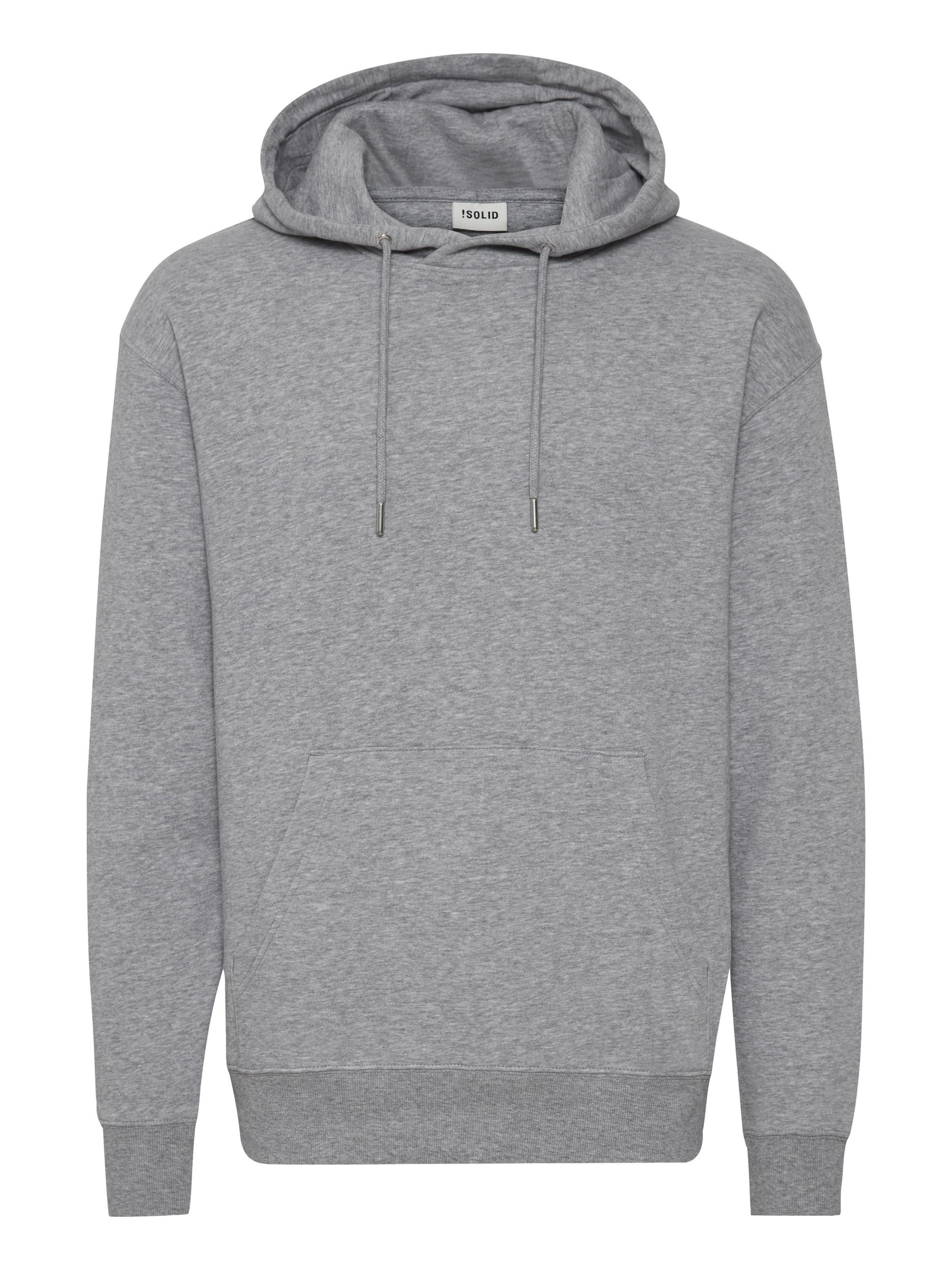 !Solid Πουλόβερ 'Lenz' σε γκρι: μπροστά