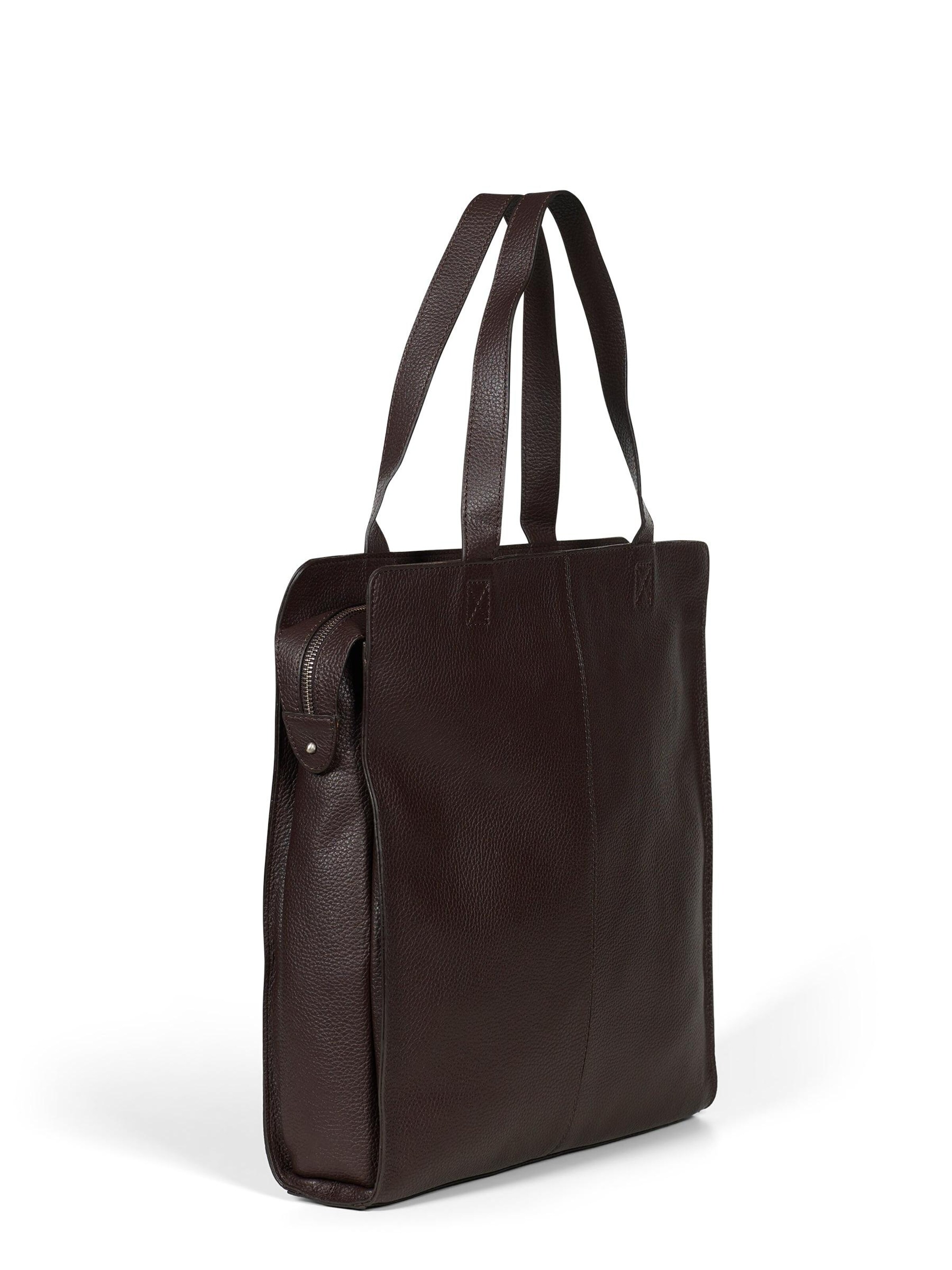 Cabas 'Tote Bag Sam Dark Brown' Howard London en marron