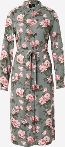 Robe-chemise 'EASY JOY' VERO MODA en vert : devant