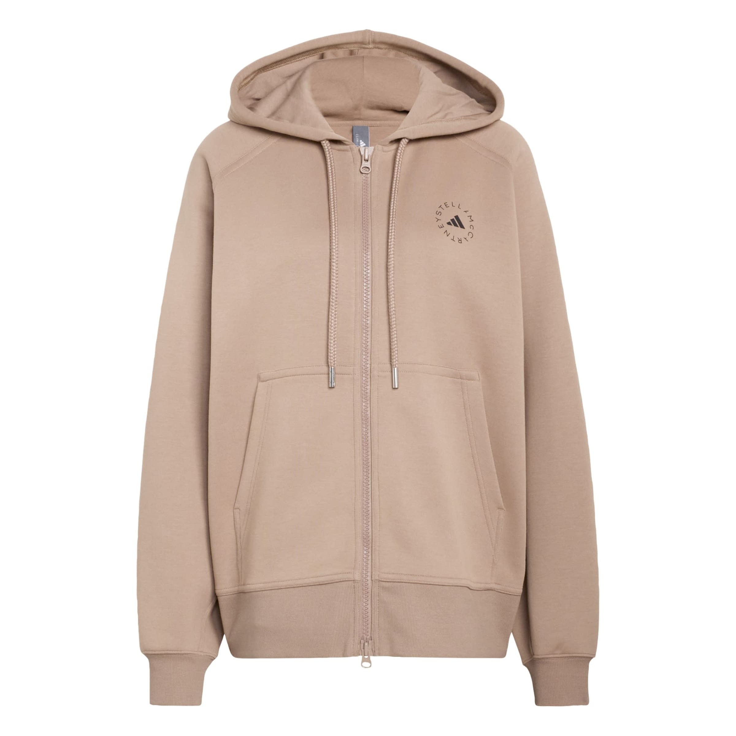 Veste de survêtement ADIDAS BY STELLA MCCARTNEY en marron : devant