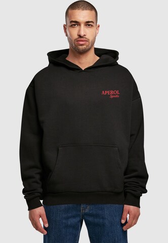 Merchcode Sweatshirt 'Aperol Spritz' in Schwarz