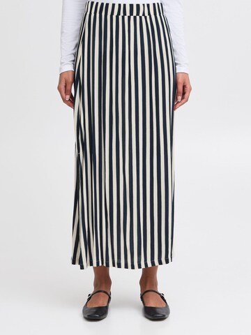 ICHI Skirt 'IHMarrakech' in Blue: front