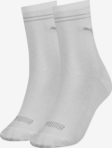 PUMA Socks in White: front