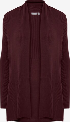 Fransa Knit Cardigan 'Ubasic' in Red: front