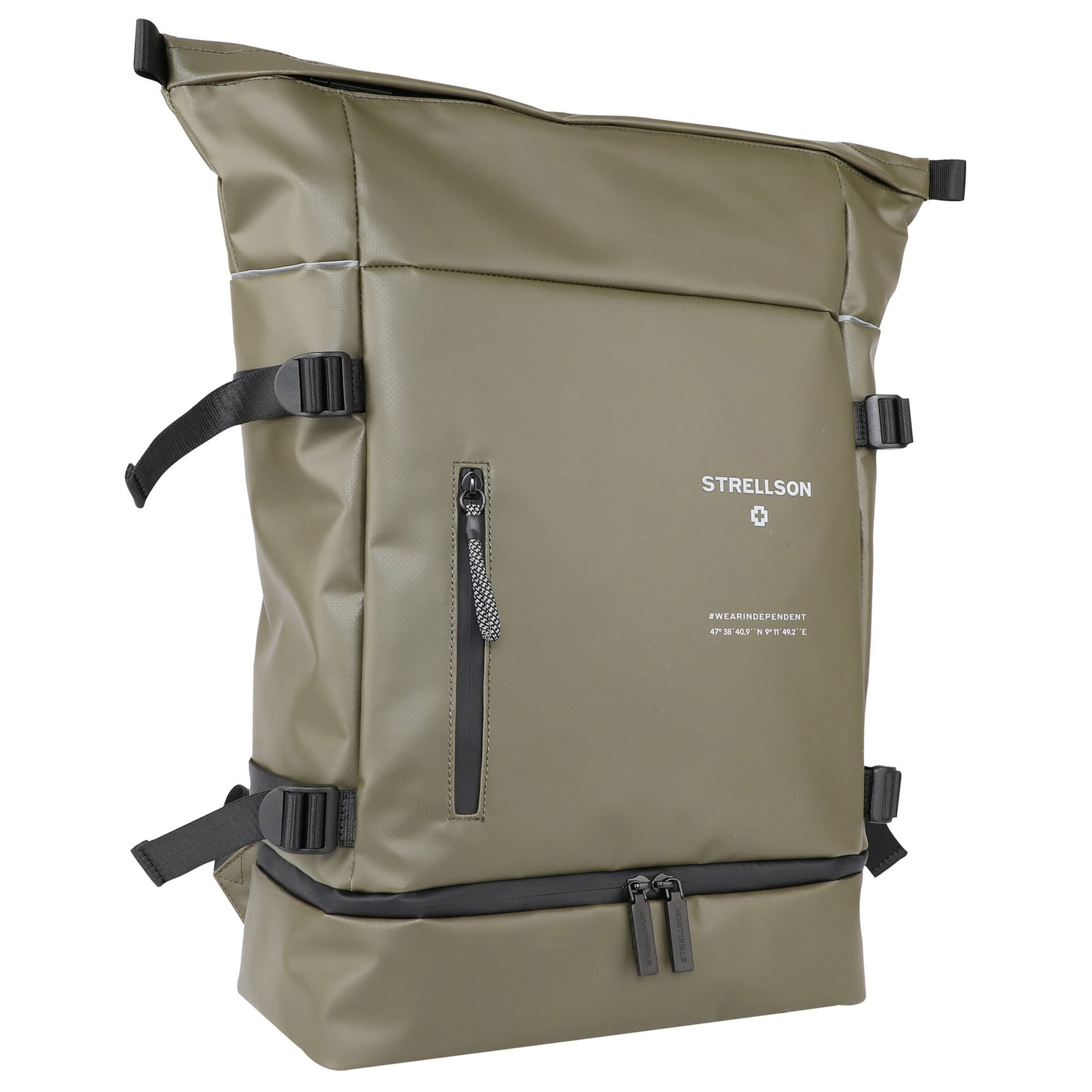 STRELLSON Rugzak 'Stockwell 2.0 Sebastian' in Groen