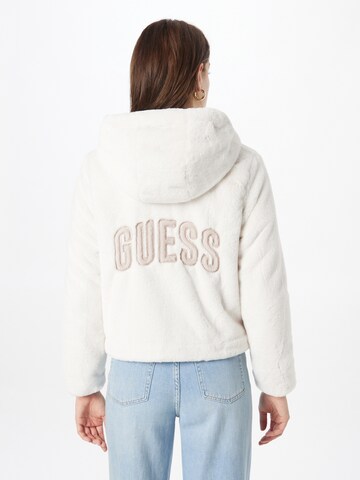 GUESS Prechodná bunda 'THEOLINE' - Biela