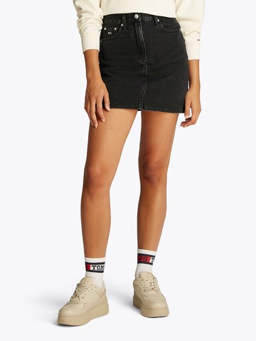 Gonna di Tommy Jeans in nero: frontale
