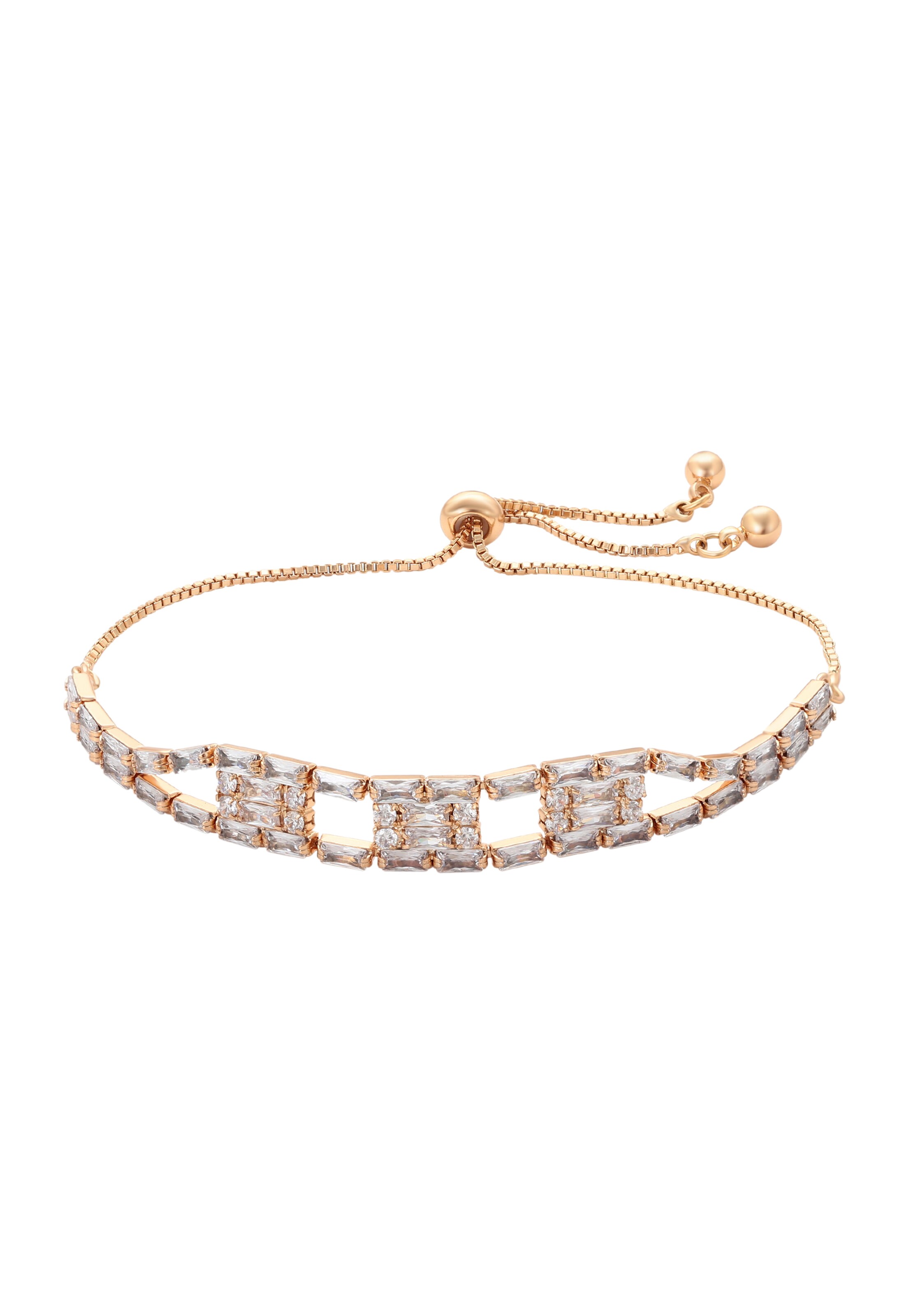 Gaya Bracelet en or / transparent, Vue avec produit