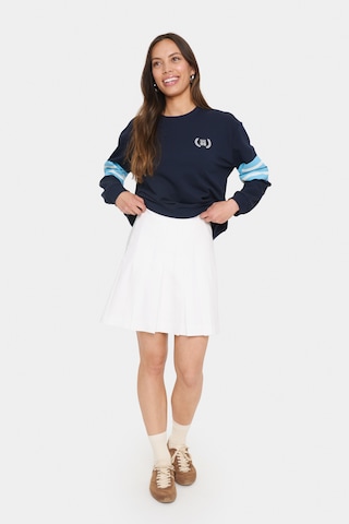SAINT TROPEZ Sweatshirt 'Jinny' in Blue