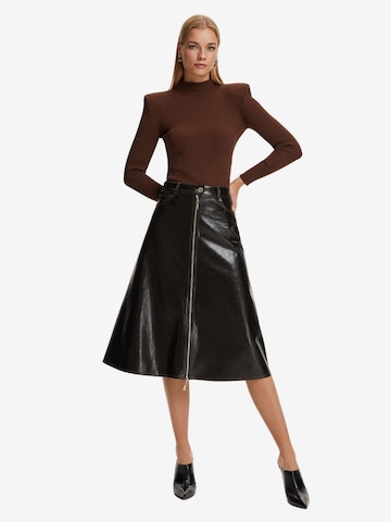 NOCTURNE Skirt in Brown