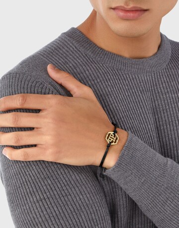 Philipp Plein Jewellery Bracelet 'Frienship Hexagon' in Black: front