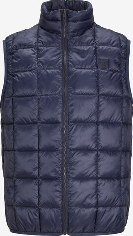 JACK & JONES Bodywarmer 'MOON' in Blauw: voorkant