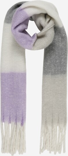 Guido Maria Kretschmer Collection Scarf 'Ria' in Grey / Purple / White, Item view