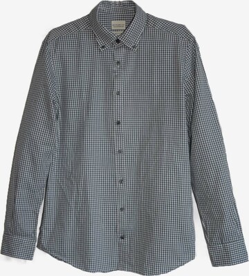 Black Label Shirt Businesshemd 'MELANGE' in Grau: front