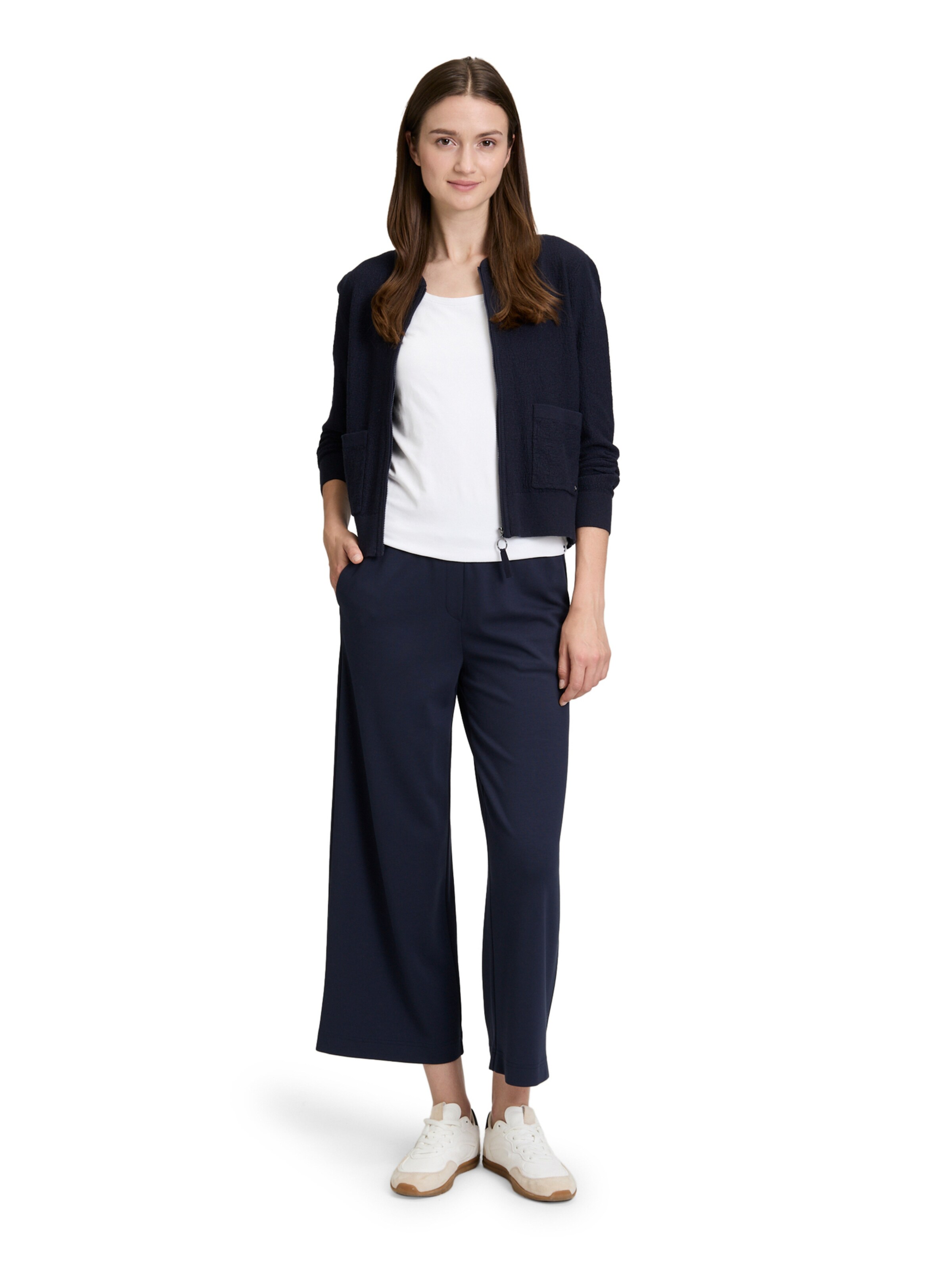 Betty & Co Gebreid vest in Blauw