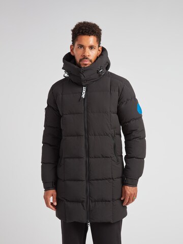 Manteau d’hiver 'EZ Boxed Matt' JACK1T en noir : devant