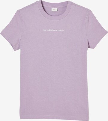 s.Oliver Shirt in Purple: front