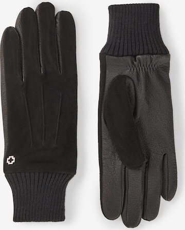 STRELLSON Full finger gloves in Black: front