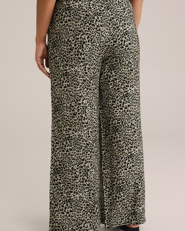 WE Fashion Wide Leg Bukser i brun